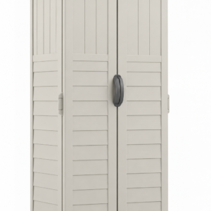 Vertical Storage Shed Kit 22 Cu Ft Vanilla