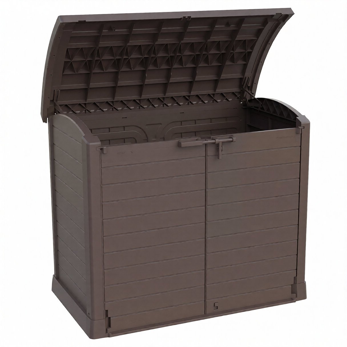 Horizontal Shed 1200L Brown